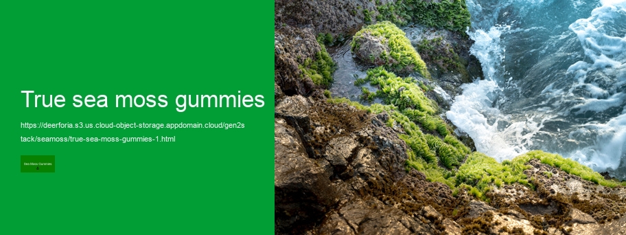 what does sea moss gummies do